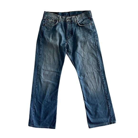 Lucky Brand Other - Lucky Brand Dungarees Santa Fe Jeans Men’s 32 Blue USA Made Straight Leg